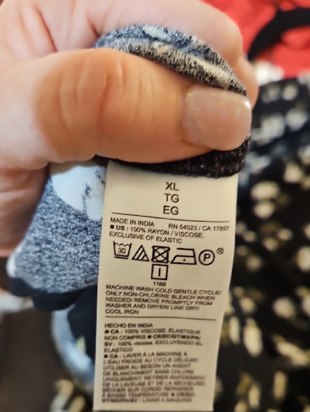 Old Navy Black Maxi Dress with White Floral Pattern - Picture 10 of 10